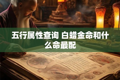 五行属性查询 白蜡金命和什么命最配
