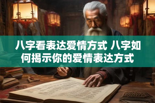 八字看表达爱情方式 八字如何揭示你的爱情表达方式 八字看表达爱情方式 八字如何揭示你的爱情表达方式