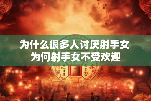 为什么很多人讨厌射手女 为何射手女不受欢迎