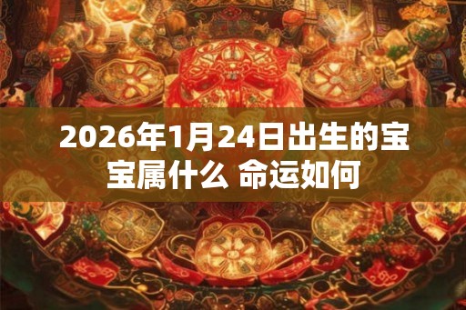 2026年1月24日出生的宝宝属什么 命运如何