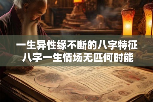 一生异性缘不断的八字特征 八字一生情场无匹何时能定终身