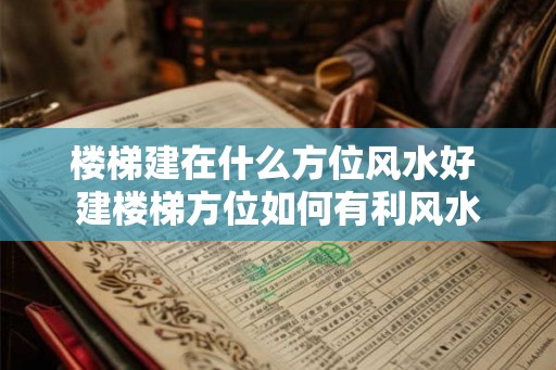 楼梯建在什么方位风水好 建楼梯方位如何有利风水