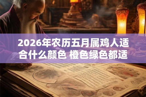 2026年农历五月属鸡人适合什么颜色 橙色绿色都适合
