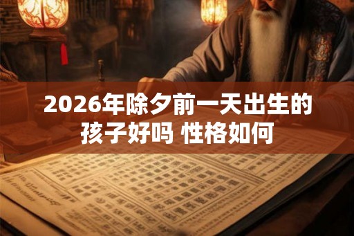 2026年除夕前一天出生的孩子好吗 性格如何