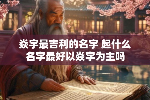 焱字最吉利的名字 起什么名字最好以焱字为主吗