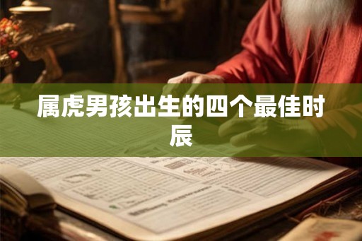 属虎男孩出生的四个最佳时辰