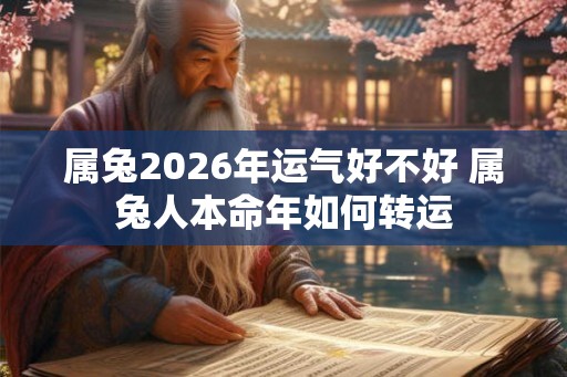 属兔2026年运气好不好 属兔人本命年如何转运