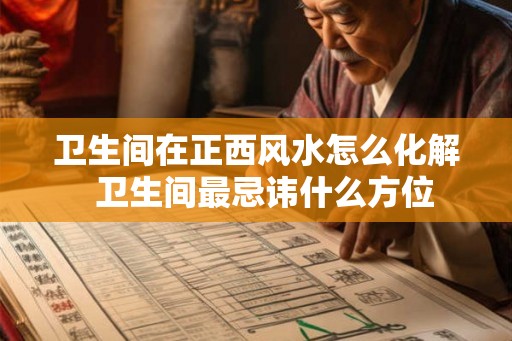 卫生间在正西风水怎么化解  卫生间最忌讳什么方位