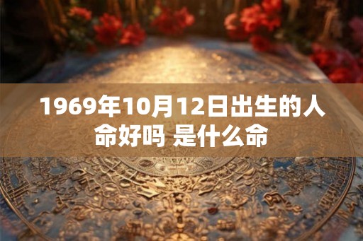 1969年10月12日出生的人命好吗 是什么命