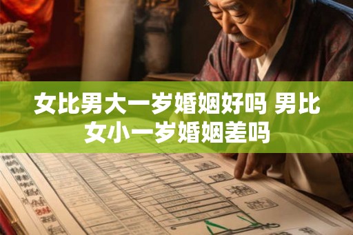女比男大一岁婚姻好吗 男比女小一岁婚姻差吗 女比男大一岁婚姻好吗 男比女小一岁婚姻差吗