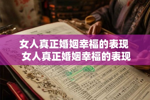 女人真正婚姻幸福的表现  女人真正婚姻幸福的表现