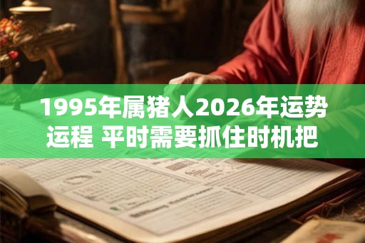 1995年属猪人2026年运势运程 平时需要抓住时机把握机遇