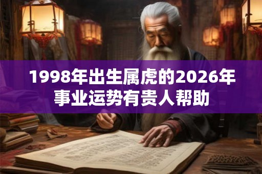 1998年出生属虎的2026年事业运势有贵人帮助