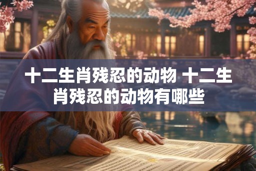 十二生肖残忍的动物 十二生肖残忍的动物有哪些 十二生肖残忍的动物 十二生肖残忍的动物有哪些