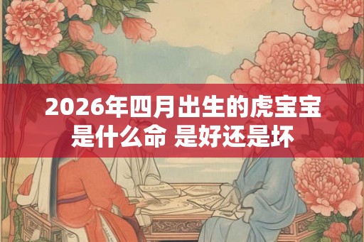 2026年四月出生的虎宝宝是什么命 是好还是坏 2026年四月出生的虎宝宝是什么命 是好还是坏