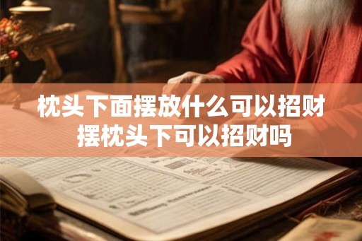 枕头下面摆放什么可以招财 摆枕头下可以招财吗