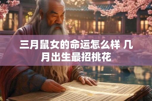 三月鼠女的命运怎么样 几月出生最招桃花 三月鼠女的命运怎么样 几月出生最招桃花