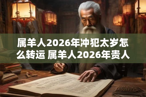 属羊人2026年冲犯太岁怎么转运 属羊人2026年贵人是什么生肖