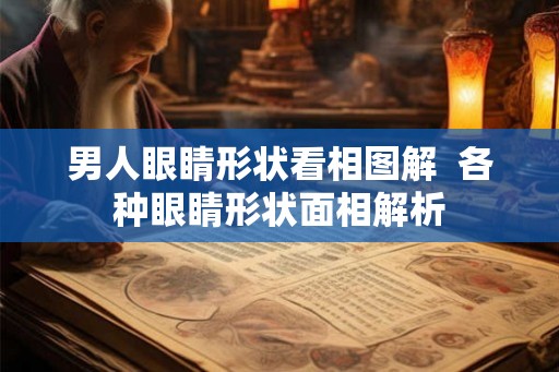 男人眼睛形状看相图解  各种眼睛形状面相解析