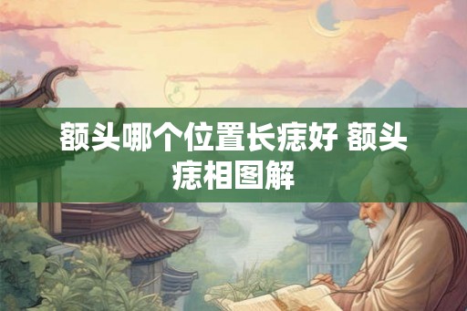 额头哪个位置长痣好 额头痣相图解