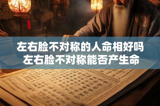 左右脸不对称的人命相好吗 左右脸不对称能否产生命缘