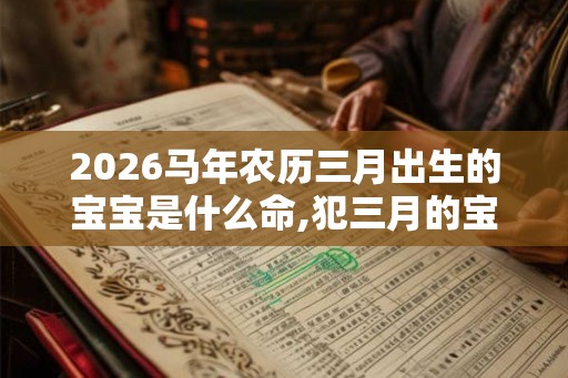 2026马年农历三月出生的宝宝是什么命,犯三月的宝宝起名须谨慎
