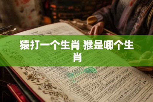 猿打一个生肖 猴是哪个生肖