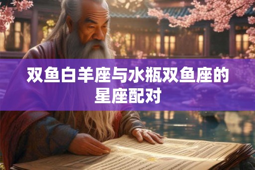 双鱼白羊座与水瓶双鱼座的星座配对