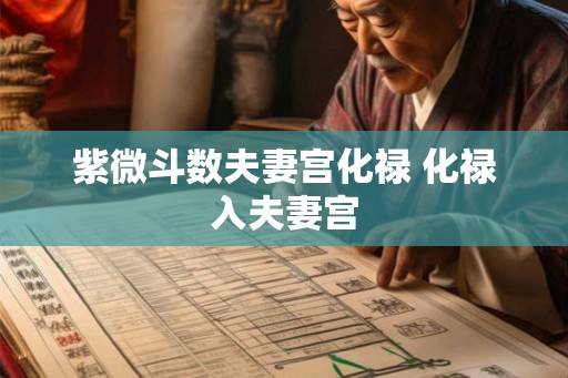 紫微斗数夫妻宫化禄 化禄入夫妻宫