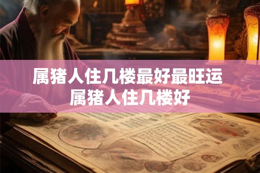 属猪人住几楼最好最旺运 属猪人住几楼好