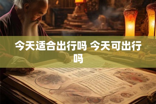 今天适合出行吗 今天可出行吗