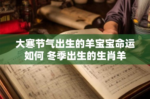 大寒节气出生的羊宝宝命运如何 冬季出生的生肖羊
