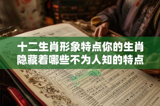 十二生肖形象特点你的生肖隐藏着哪些不为人知的特点？