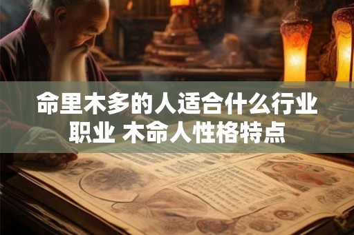 命里木多的人适合什么行业职业 木命人性格特点