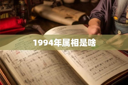 1994年属相是啥