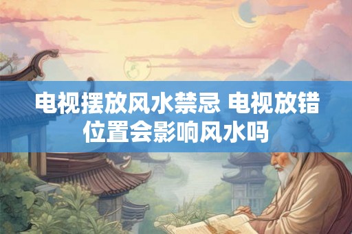 电视摆放风水禁忌 电视放错位置会影响风水吗 电视摆放风水禁忌 电视放错位置会影响风水吗