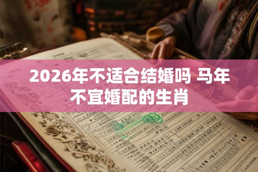 2026年不适合结婚吗 马年不宜婚配的生肖