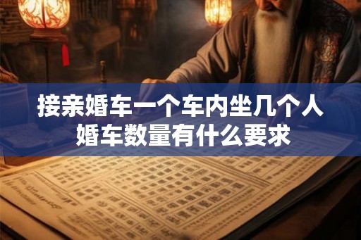 接亲婚车一个车内坐几个人 婚车数量有什么要求