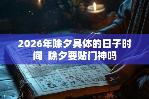 2026年除夕具体的日子时间 除夕要贴门神吗 2026年除夕具体的日子时间 除夕要贴门神吗