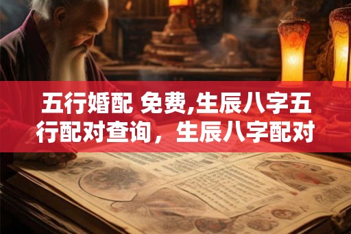 五行婚配 免费,生辰八字五行配对查询，生辰八字配对