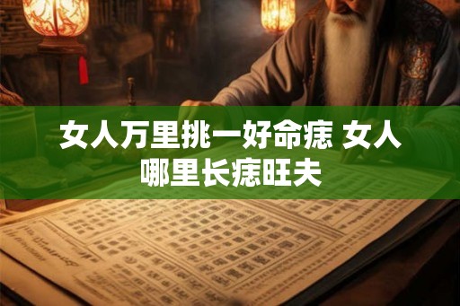 女人万里挑一好命痣 女人哪里长痣旺夫 女人万里挑一好命痣 女人哪里长痣旺夫
