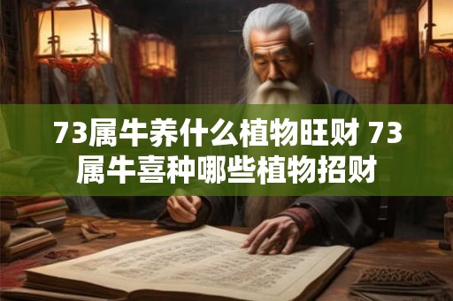 73属牛养什么植物旺财 73属牛喜种哪些植物招财