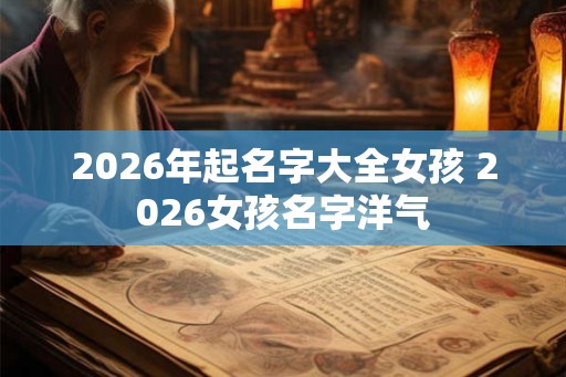 2026年起名字大全女孩 2026女孩名字洋气