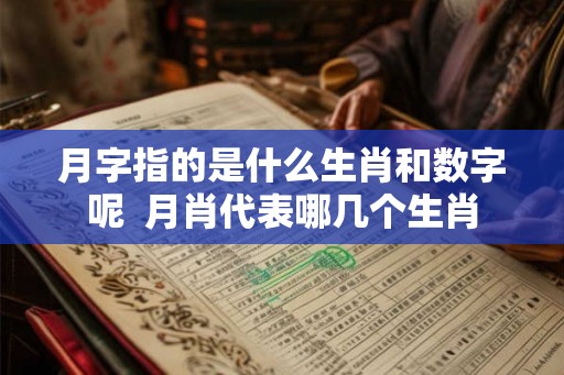 月字指的是什么生肖和数字呢 月肖代表哪几个生肖 月字指的是什么生肖和数字呢 月肖代表哪几个生肖