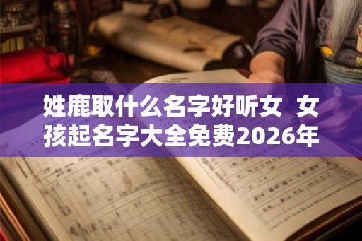 姓鹿取什么名字好听女  女孩起名字大全免费2026年属兔