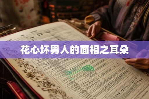 花心坏男人的面相之耳朵