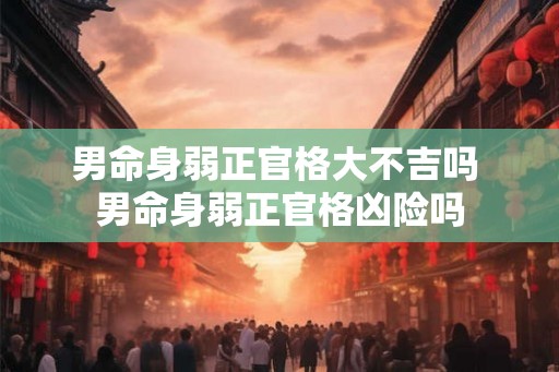 男命身弱正官格大不吉吗 男命身弱正官格凶险吗