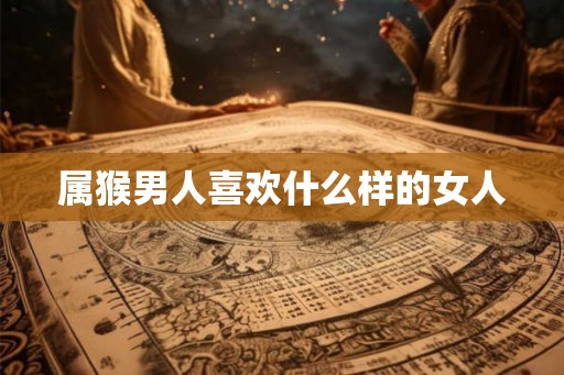属猴男人喜欢什么样的女人