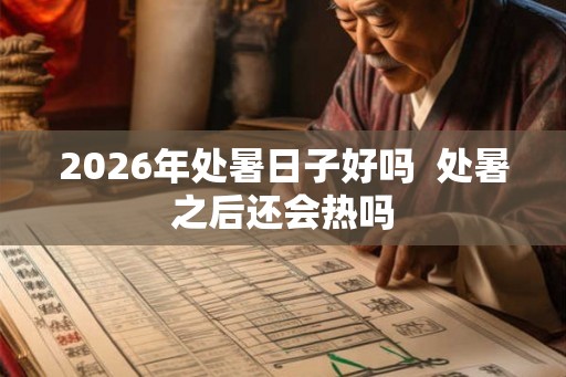 2026年处暑日子好吗  处暑之后还会热吗
