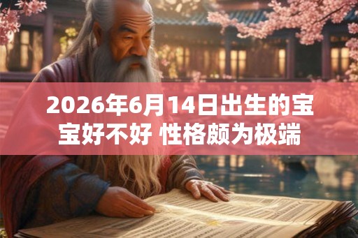 2026年6月14日出生的宝宝好不好 性格颇为极端